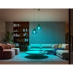 Smart Bulbs<Philips Hue White Starter Kit, A19 16 Million Colors 10.5W E26 (563296)