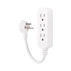 Surge Protectors & Power Strips<Philips 3-Outlet Surge Protector, White (SPP8272WC/37)