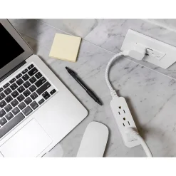 Surge Protectors & Power Strips<Philips 3-Outlet Surge Protector, White (SPP8272WC/37)