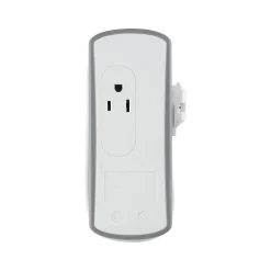 Surge Protectors & Power Strips<Philips 2-Outlet 2-USB Port Surge Protector, 1', Gray/White (SPP2111WA/37)