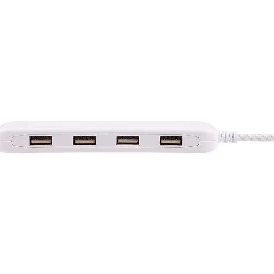 Surge Protectors & Power Strips<Philips 4-Port USB Power Strip, White (DLK2506/27)