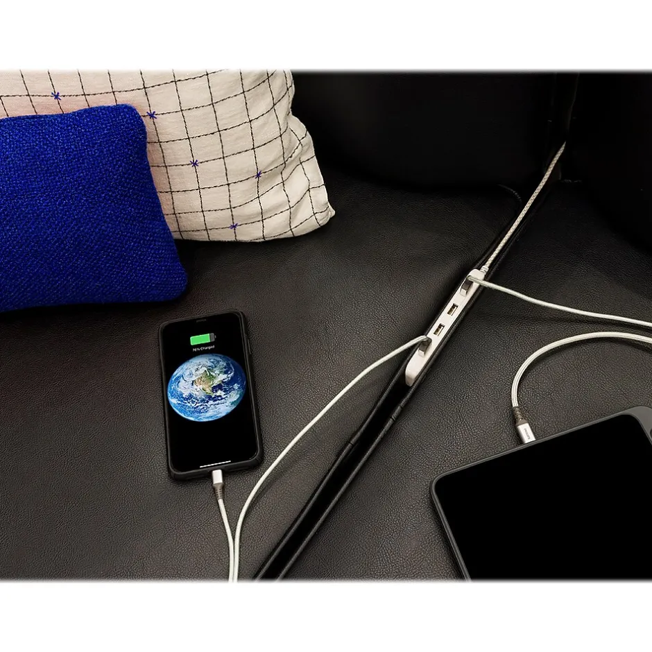 Surge Protectors & Power Strips<Philips 4-Port USB Power Strip, White (DLK2506/27)