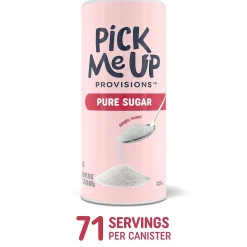 Sugar & Sweeteners<Pick Me Up Provisions™ Pure Sugar, 20 oz. Canister (PM62432/90585)