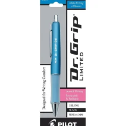 Pilot Dr. Grip Retractable Gel Pen, Fine Point, Black Ink (36274) New