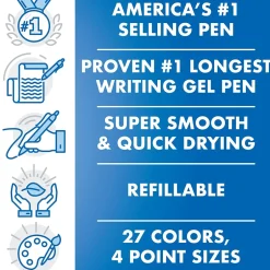 Pilot G2 Gel-Ink Pen Refill, Extra Fine Tip, Blue Ink, 2/Pack (77233) Outlet
