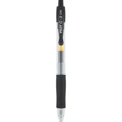 Pilot G2 Retractable Gel Pens, Extra Fine Point, 0.5mm, Ink, Dozen (31002) Black Sale