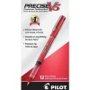 Pilot Precise V5 Rollerball Pens, Extra Fine Point, Red Ink, Dozen (35336) Online