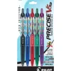 Pilot Precise V5 RT Deco Collection Retractable Rollerball Pens, Extra Fine Point, Assorted Ink, 5/Pack (41980) New