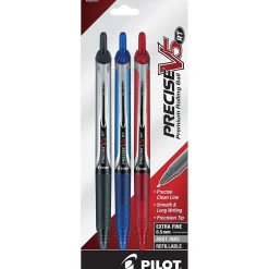 Pilot Precise V5 RT Retractable Rollerball Pens, Extra Fine Point, Assorted Ink, 3/Pack (26053) Best