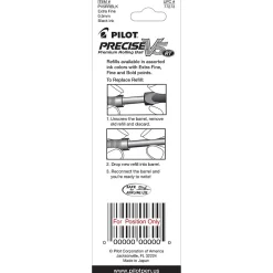 Pilot Precise V5 RT Rollerball Pen Refill, Extra Fine Tip, Black Ink, 2/Pack (77273) Sale