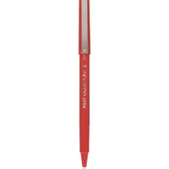 Pilot Razor Point II Marker Pens, Super Fine Point, Red Ink, Dozen (11011) New