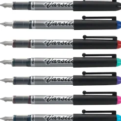 Pilot Varsity Fountain Pens, Medium Point, Assorted Ink, 7/Pack (90029) Hot
