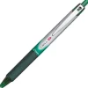 Pilot VBall RT Retractable Rollerball Pen, Fine Point, Green Ink (26209) Clearance