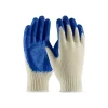 Work Gloves<PIP 39-C122 Latex Coated Cotton/Poly Gloves, XL, 10 Gauge, Natural/Blue, 12 Pairs (39-C122/XL)