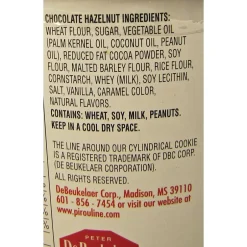 Cookies<Pirouline Chocolate Hazelnut Wafers, 14 oz., (DEB5051)