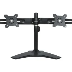 PLANAR Dual Monitor Adjustable Stand, Up to 24", Black (997-5253-00)* Monitor Mounts & Stands