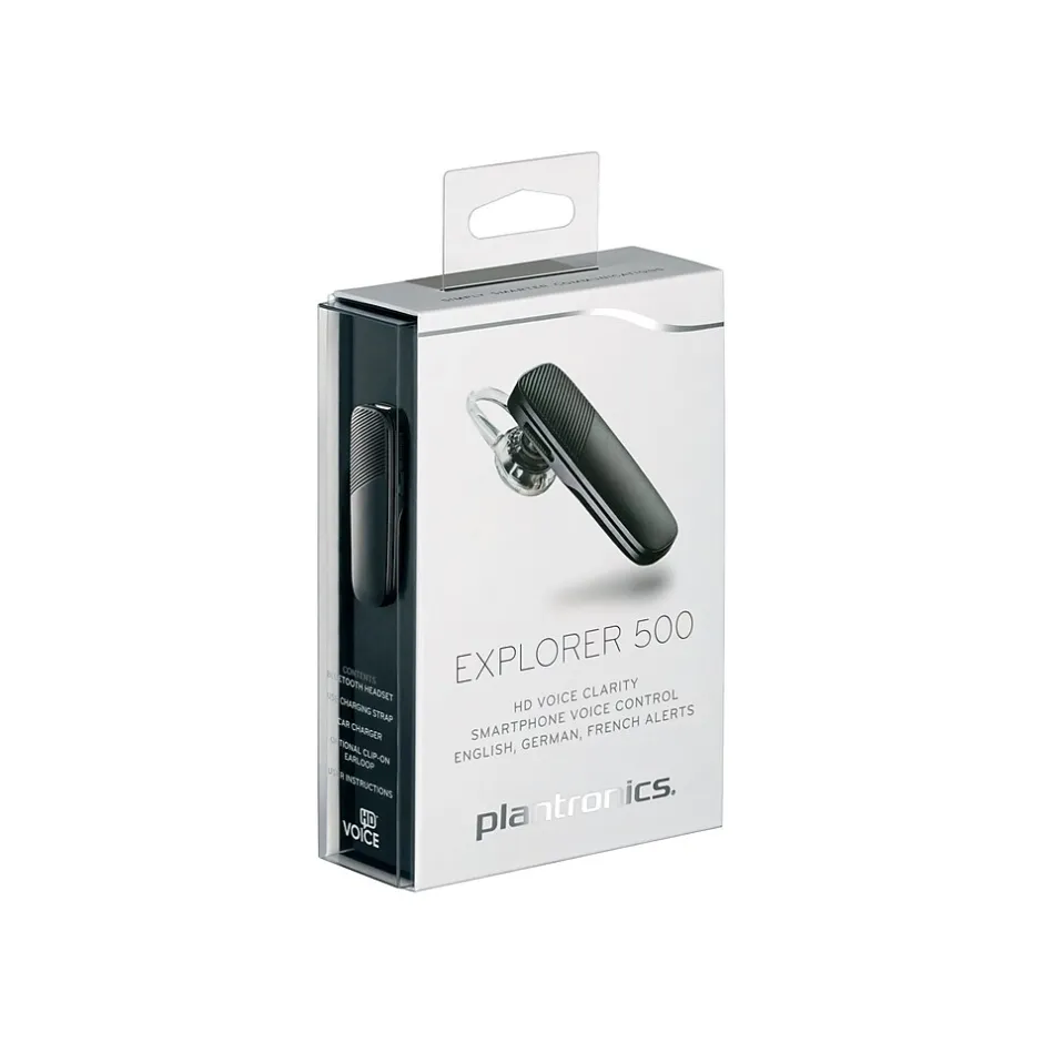 Plantronics Explorer 500 203621-06 In the Ear Bluetooth Headset, Black Strata* Headsets