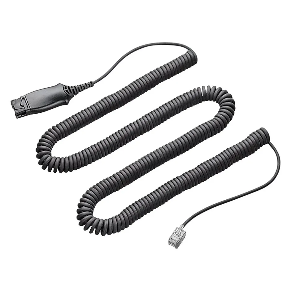 Plantronics HIS 72442-41 Audio Cable Adapter for AVAYA 9601 SIP/9608 IP Deskphone, Smoky Gray* Headsets