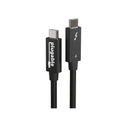Power Cables<Plugable 3.3' USB C Power Cable, Black (TBT4-40G1M)