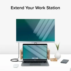 Usb Cables<Plugable 3.3' USB Cable, Black (USBC-C100)