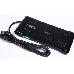 Surge Protectors & Power Strips<Plugable 12-Outlet 4320 J Surge Suppressor, 6' (PS12-USB2B)