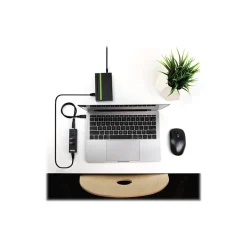 Usb Hubs<Plugable 3-Port USB 3.0 Hub, Black (USB3-HUB3ME)