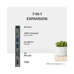 Usb Hubs<Plugable 7-Port USB-C Hub (USBC-7IN1E)
