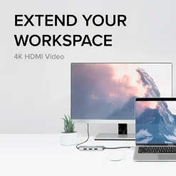 Usb Hubs<Plugable USB C Hub Multiport Adapter, 7-in-1 Hub, 87W Charging (USBC-7IN1)