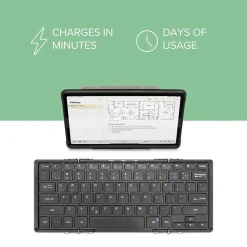 Plugable Wireless Keyboard and Case, Black (BT-KEY3XL)* Keyboards