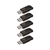 PNY Attache 4 32GB USB 2.0 Flash Drive, Black, 5/Pack (P-FD32GX2ATT4MC)* Usb Flash Drives