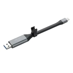 PNY DUO LINK Dual 128GB USB 3.0 Type A Flash Drive, Black/Silver (P-FDI128LA02GCR)* Usb Flash Drives