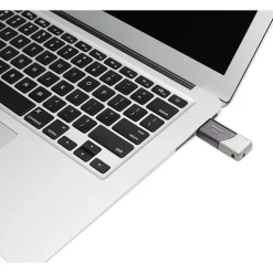 PNY Elite Turbo Attache 3 256GB USB 3.0 Type A Flash Drive, Silver/Gray (P-FD256TBOP-GE)* Usb Flash Drives