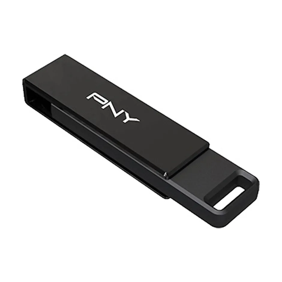 PNY Elite-X 256GB USB Type-C Flash Drive, Black (P-FDI256ELTXC-GE)* Usb Flash Drives