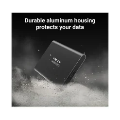 PNY Pro Elite V2 1TB USB 3.2 External Solid State Drive (PSD0CS2160-1TB-RB)* Solid State Drives