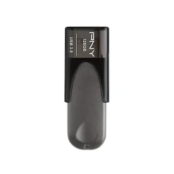 PNY Turbo Attache 4 128GB USB 3.0 Type A Flash Drive, Black (P-FD128TBAT4-GE)* Usb Flash Drives