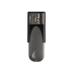 PNY Turbo Attache 4 32GB USB 3.0 Type A Flash Drive, Black (P-FD32GTBAT4-GE)* Usb Flash Drives