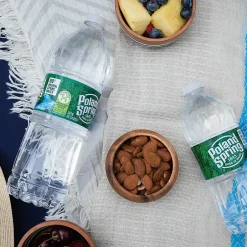 Bottled Water<Poland Spring 100% Natural Spring Water, 33.8 oz. Plastic Bottles, 15/Carton (12349654)