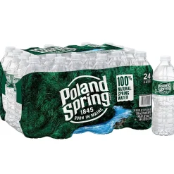 Bottled Water<Poland Spring Bottled Spring Water, 16.9 oz., (Pick up In-Store) 24/Case