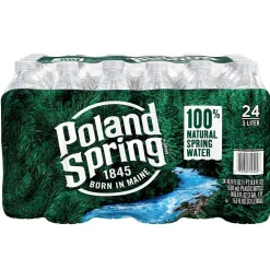Bottled Water<Poland Spring Bottled Spring Water, 16.9 oz., (Pick up In-Store) 24/Case