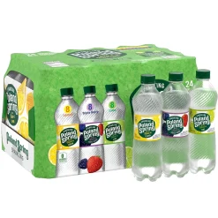 Bottled Water<Poland Spring Sparkling Water, Lime, Triple Berry & Lemon, 16.9 oz. Bottles, 24/Carton (12410094)
