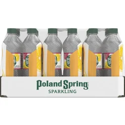Bottled Water<Poland Spring Sparkling Water, Pomegranate Lemonade, 16.9 oz. Bottles, 24/Carton (12349576)