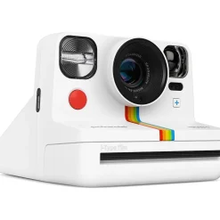 Cameras & Camcorders<Polaroid Now+ 2nd Generation I-Type Instant Film Bluetooth Connected App Controlled Camera, White (9077)