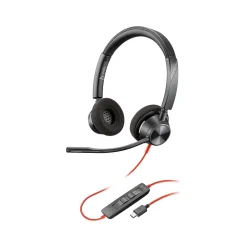 Poly Blackwire 3320 Stereo Headset, USB-C/USB-A, UC Certified (8X219AA)* Headsets