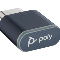 Headphones<Poly BT700 USB-A Bluetooth Adapter, Black (786C4AA)