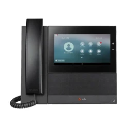 Office Phones & Conferencing<Poly CCX 600 OpenSIP 54-Line Corded Telephone, Black (82Z85AA)