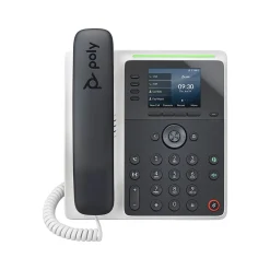 Office Phones & Conferencing<Poly Edge E220 16-Line VOIP Phone, White/Black (89B50AA)