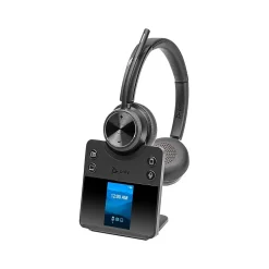 Poly Savi 7420 Office Series Wireless Noise Canceling Bluetooth Stereo On-Ear Headset (8L567AA#ABA)* Headsets