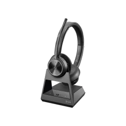 Poly Savi 7320 Wireless Stereo Headset, Over-the-Head, Black (215201-01)* Headsets