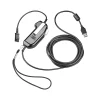Poly SHS 2626-13 Monaural PTT Secure Voice Attachment, USB-A - Quick Disconnect (8K7N0AA#AC3)* Headsets