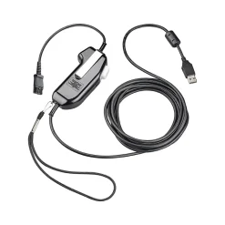 Poly SHS 2626-13 Monaural PTT Secure Voice Attachment, USB-A - Quick Disconnect (8K7N0AA#AC3)* Headsets